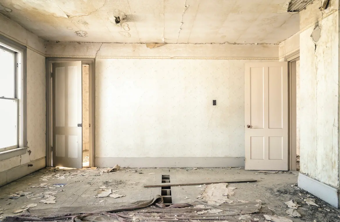 Waste disposal crew managing a cleanout project in Fort Madison